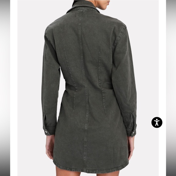 Le Jean Eliza Denim Mini Shirt Dress - Picture 4 of 15